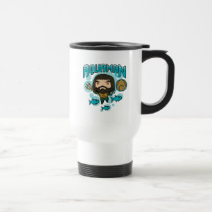 Aquaman   Chibi Aquaman Undersea Grafisch Reisbeker