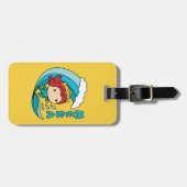 Aquaman | Chibi Mera Riding Wave Graphic Bagagelabel (Voorkant horizontaal)