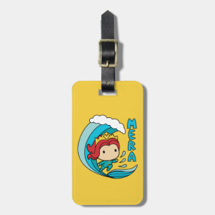 Aquaman Chibi Mera Riding Wave Graphic Bagagelabel