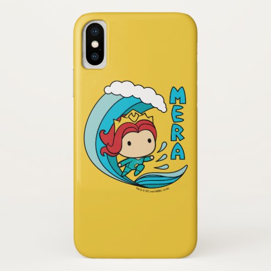 Aquaman | Chibi Mera Riding Wave Graphic Case-Mate iPhone Case (Achterkant)