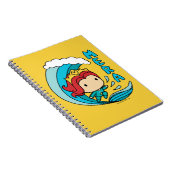 Aquaman | Chibi Mera Riding Wave Graphic Notitieboek (Rechterzijde)