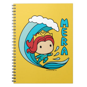 Aquaman Chibi Mera Riding Wave Graphic Notitieboek