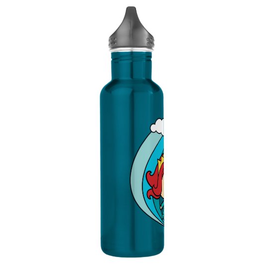 Aquaman | Chibi Mera Riding Wave Graphic Waterfles (Links)