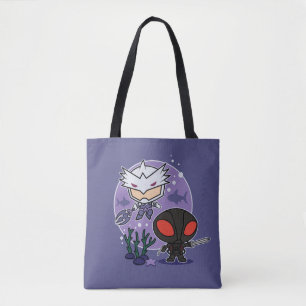 Aquaman Chibi Orm & Black Manta Undersea Graphic Draagtas