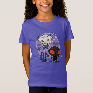 Aquaman   Chibi Orm & Black Manta Undersea Graphic T-shirt