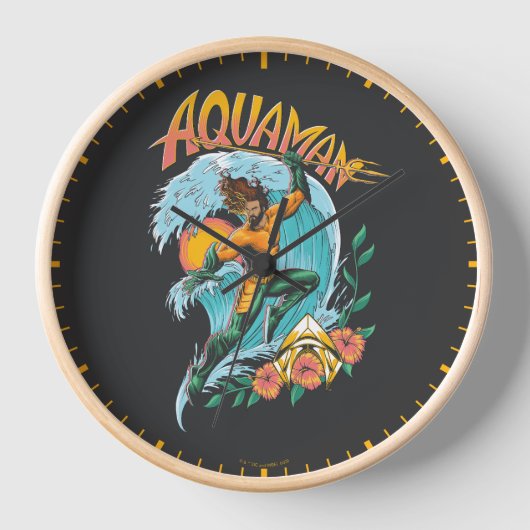 Aquaman en Trident Rising Surf Graphic (Voorkant)