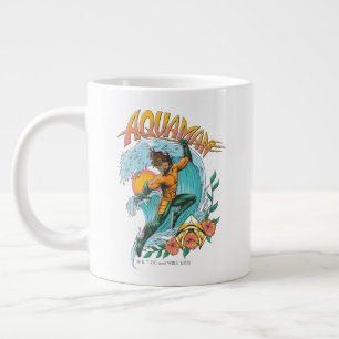 Aquaman en Trident Rising Surf Graphic Extra Grote Beker