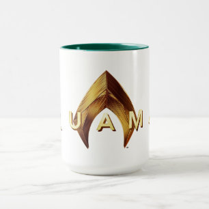 Aquaman Golden Aquaman Logo Mok