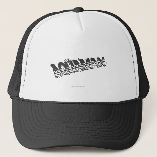 Aquaman Grunge Stripe Logo Trucker Pet (Voorkant)
