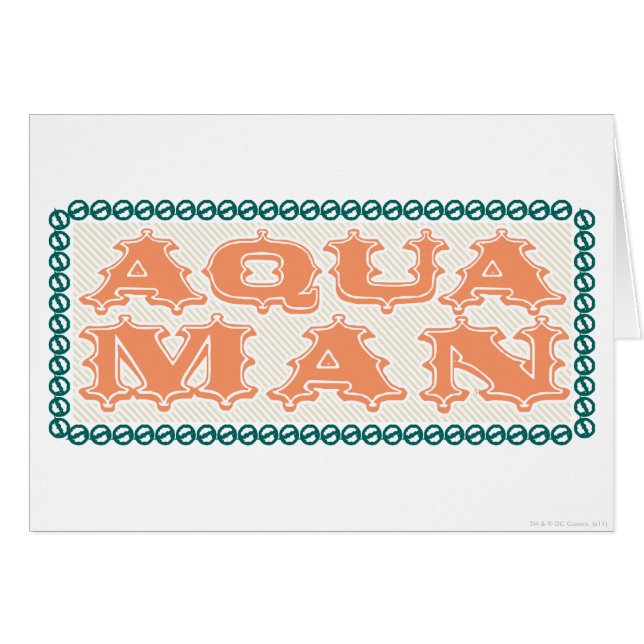 Aquaman Het is Showtime. Brieven (Voorkant Horizontaal)