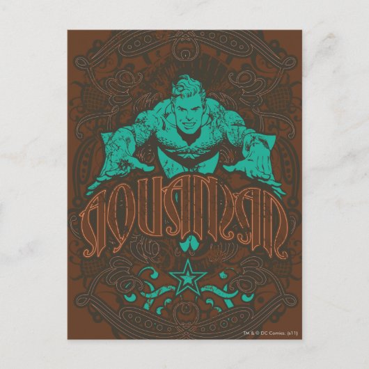 Aquaman - Het is Showtime! Poster Briefkaart (Voorkant)