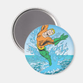 Aquaman Jpomp uit Zee Magneet (Voorkant / Achterkant)