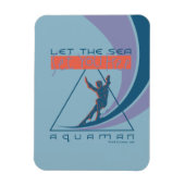 Aquaman | Laat het Zee je vrij Magneet (Verticaal)