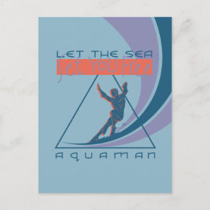 Aquaman   Laat het Zee je vrij Uitnodiging Briefkaart