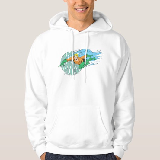 Aquaman Leaps Links Hoodie (Voorkant)