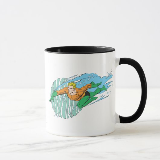 Aquaman Leaps Links Mok (Rechts)