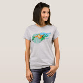 Aquaman Leaps Links T-shirt (Voorkant volledig)
