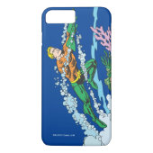 Aquaman leaps over koraal Case-Mate iPhone case (Achterkant)
