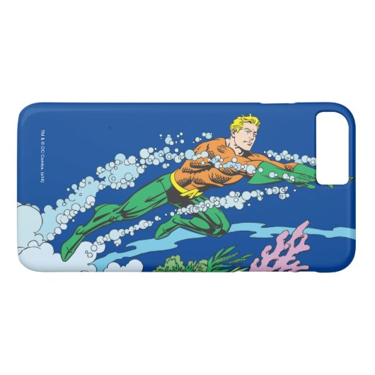 Aquaman leaps over koraal Case-Mate iPhone case (Achterkant (Horizontaal))