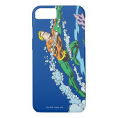 Aquaman leaps over koraal Case-Mate iPhone case (Achterkant)