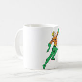 Aquaman leaps up koffiemok (Voorkant links)