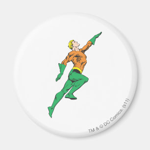 Aquaman leaps up magneet