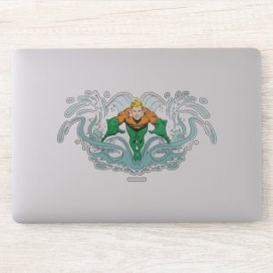Aquaman Lunging Forward Sticker