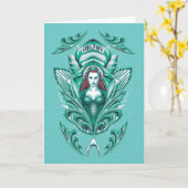 Aquaman | Mera Grafisch Kaart (Gele Bloem)