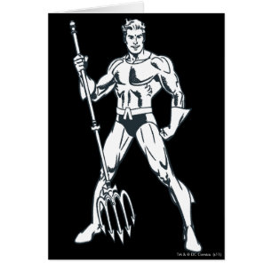 Aquaman met Pitchfork BW