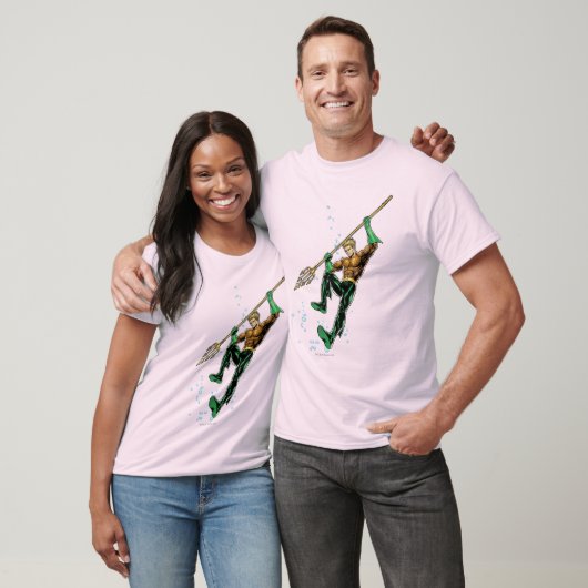 Aquaman met Spear T-shirt (Unisex)