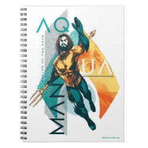 Aquaman   Modernist Aquaman Collage Notitieboek