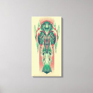 Aquaman   Nieuw paneel koningin visserij Canvas Afdruk