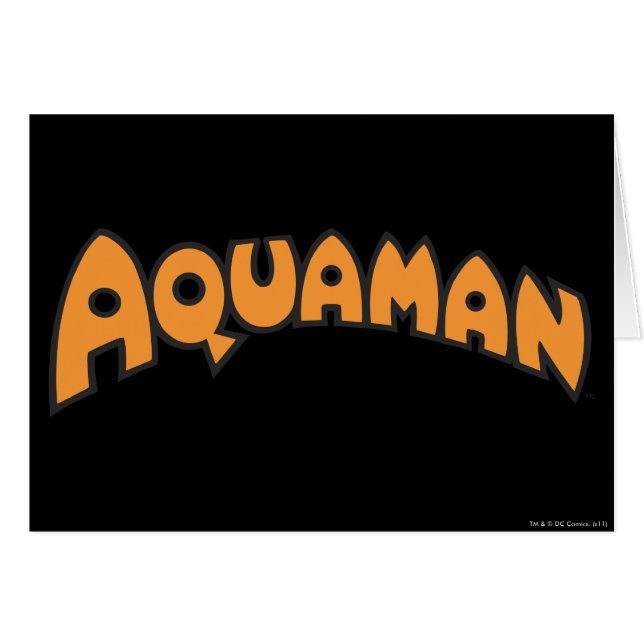 Aquaman Oranje Logo (Voorkant Horizontaal)