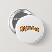 Aquaman Oranje Logo Ronde Button 5,7 Cm (Voorkant /achterkant)