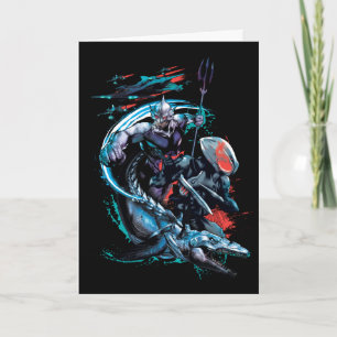 Aquaman Orm, Zwarte Manta, Tylosaur en Ships Kaart