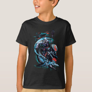 Aquaman Orm, Zwarte Manta, Tylosaur en Ships T-shirt