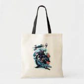 Aquaman | Orm, Zwarte Manta, Tylosaur en Ships Tote Bag (Voorkant)
