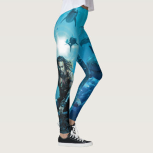 Aquaman Prince Orin with Aquatic Animals Leggings