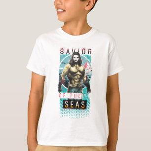 Aquaman "Redder van de Zeeen" Modernist grafisch T-shirt