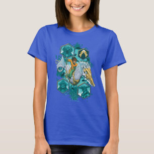 Aquaman Riding Seahorse door de koninkrijken T-shirt