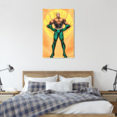 Aquaman Standing Canvas Afdruk (Insitu (Slaapkamer))