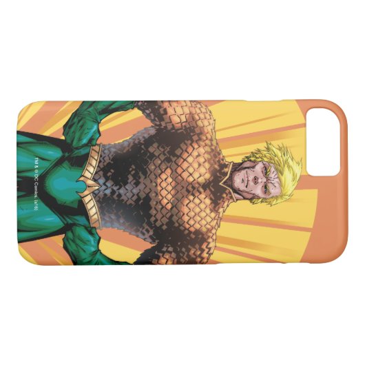 Aquaman Standing Case-Mate iPhone Case (Achterkant (Horizontaal))