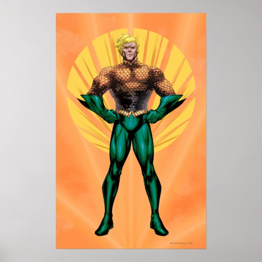 Aquaman Standing Poster (Voorkant)