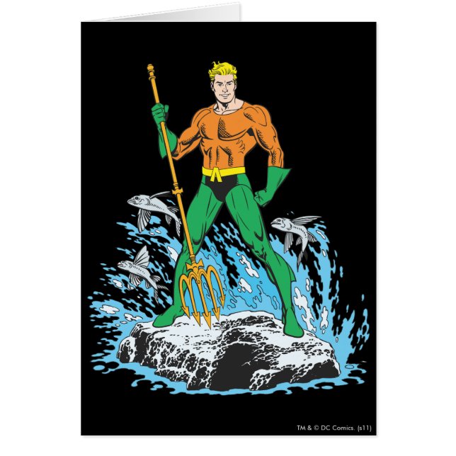 Aquaman Stands met Pitchfork (Voorkant)