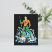 Aquaman Stands met Pitchfork Briefkaart (Staand voorkant)