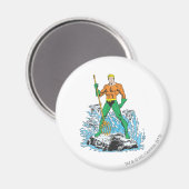 Aquaman Stands met Pitchfork Magneet (Voorkant / Achterkant)