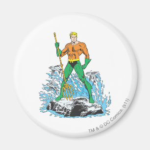 Aquaman Stands met Pitchfork Magneet