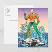 Aquaman-strengen met Spear Briefkaart (Voorkant / Achterkant)