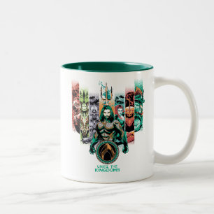 Aquaman   "Unite the Kingdoms Atlanteans Graphic" Tweekleurige Koffiemok