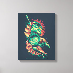 Aquaman   Xebel King Nereus Graphic Canvas Afdruk